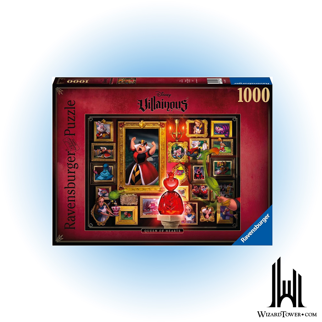 DISNEY VILLAINOUS QUEEN OF HEARTS 1000 PC PUZZLE